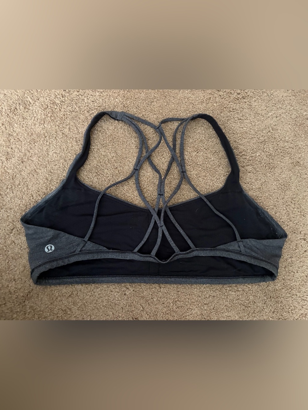 LULULEMON strappy sports bra